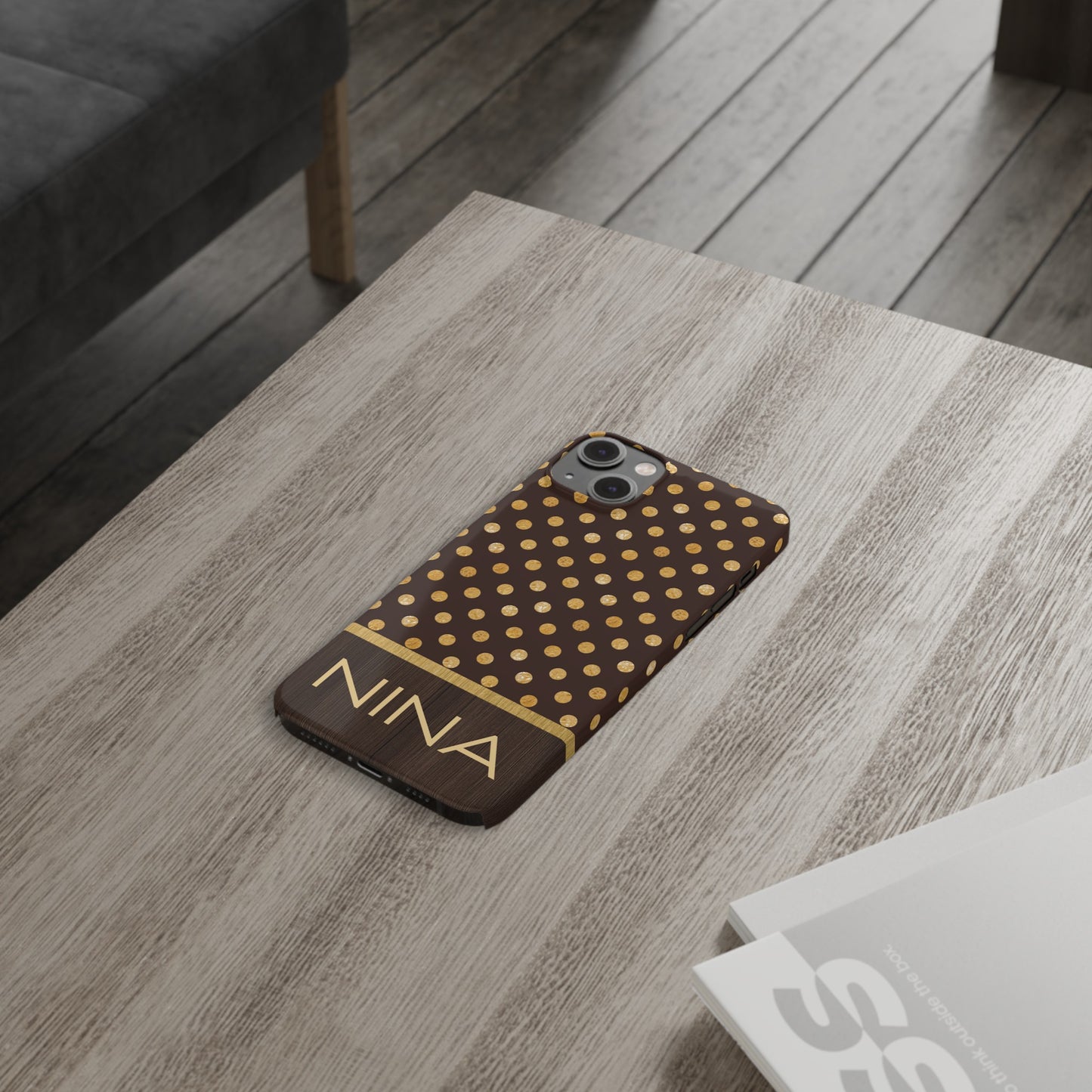 Nina Personalized Slim Phone Cases