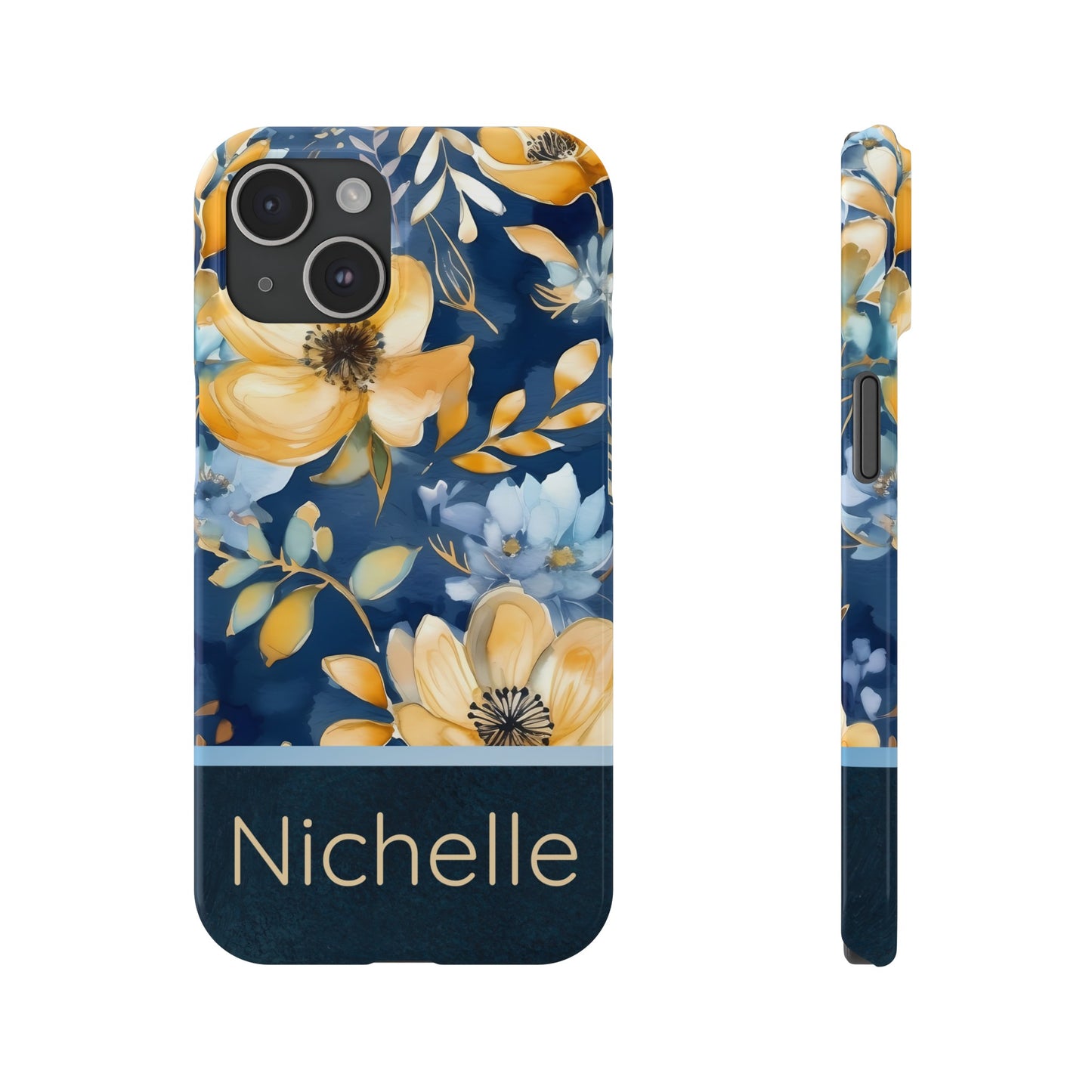 Nichelle Personalized Slim Phone Cases