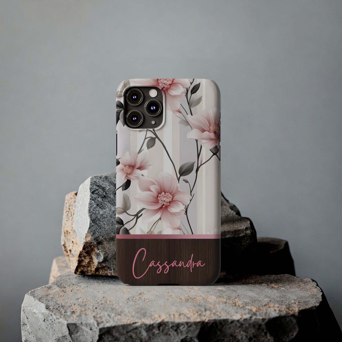 Cassandra Personalized Slim Phone Cases