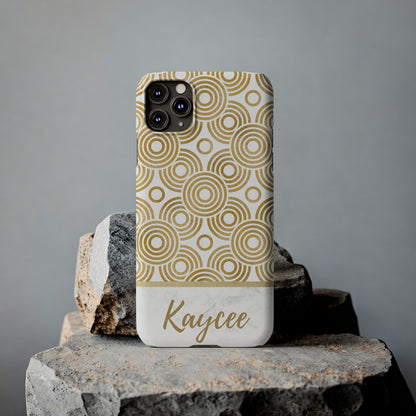 Kaycee Personalized Slim Phone Cases