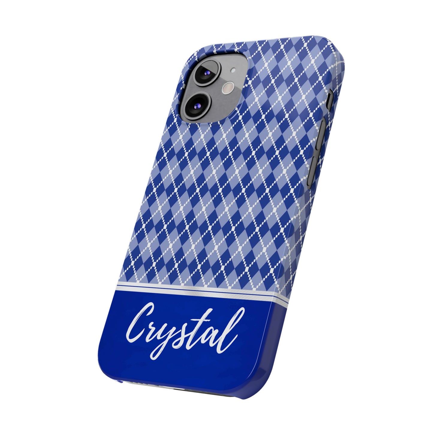 Crystal Personalized Slim Phone Cases