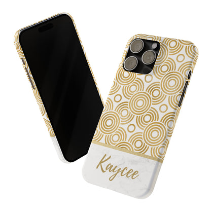 Kaycee Personalized Slim Phone Cases