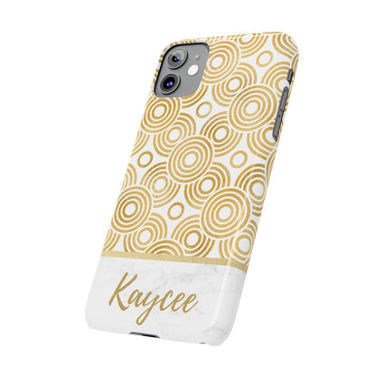 Kaycee Personalized Slim Phone Cases