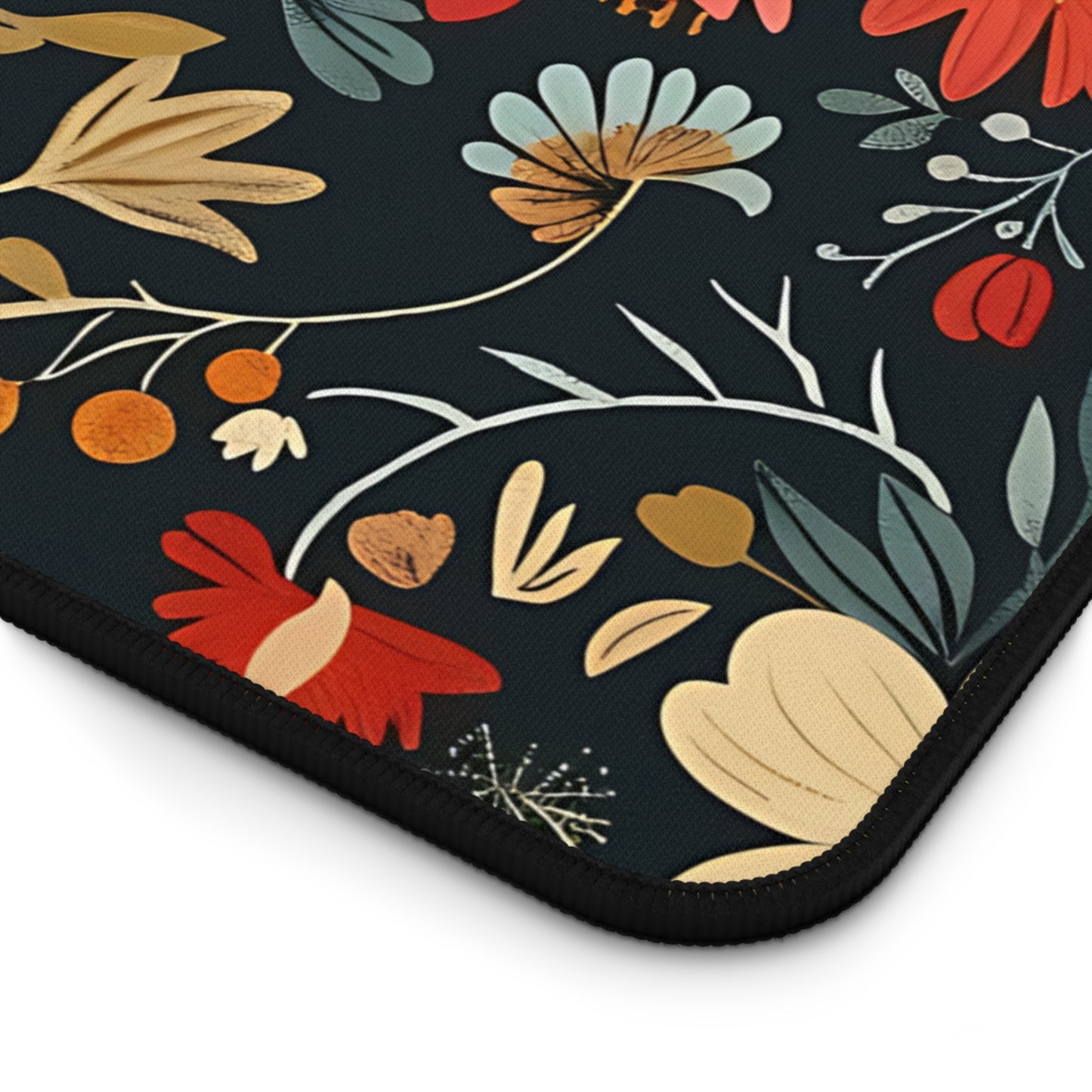 Mom Floral Heart Desk Mat