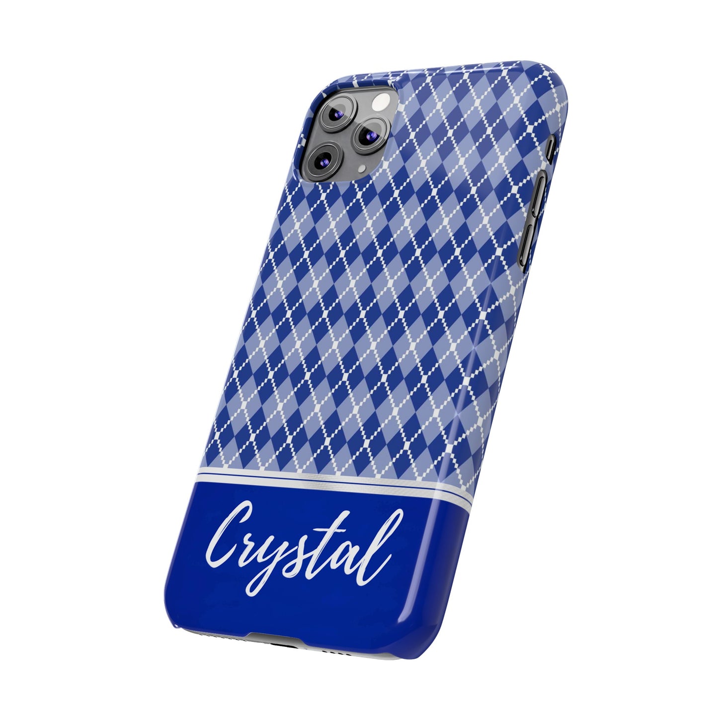 Crystal Personalized Slim Phone Cases