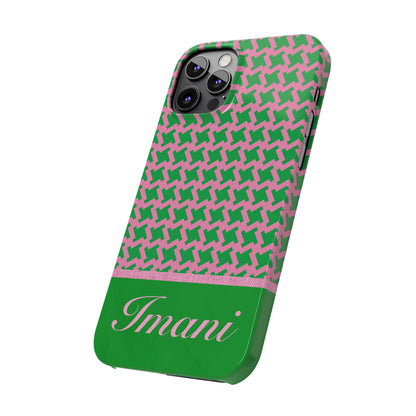 Imani Personalized Slim Phone Cases