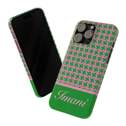 Imani Personalized Slim Phone Cases