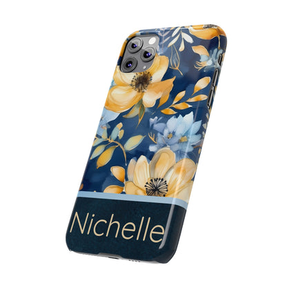 Nichelle Personalized Slim Phone Cases