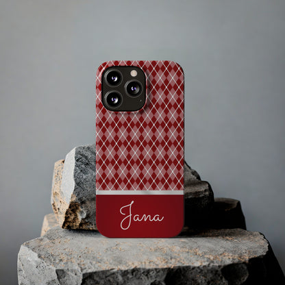 Jana Personalized Slim Phone Cases