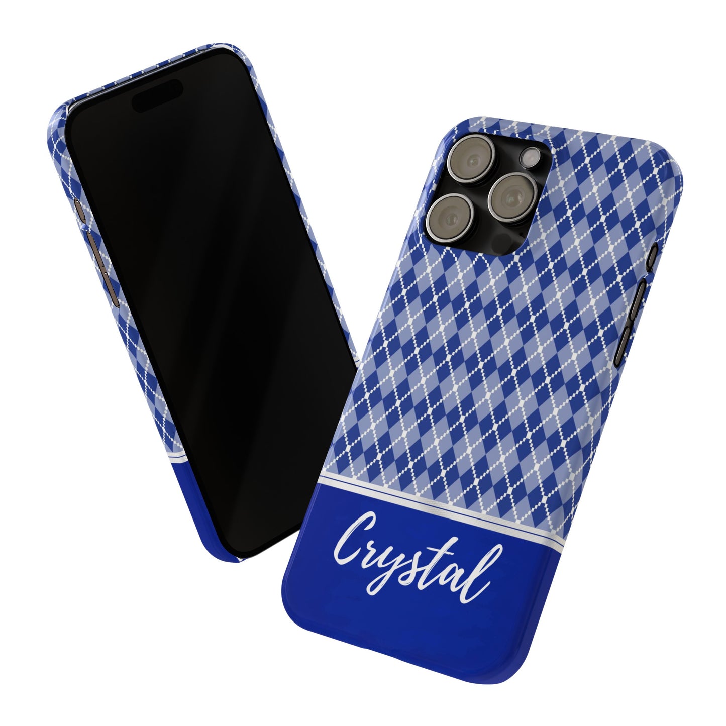 Crystal Personalized Slim Phone Cases