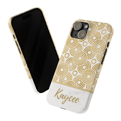 Kaycee Personalized Slim Phone Cases