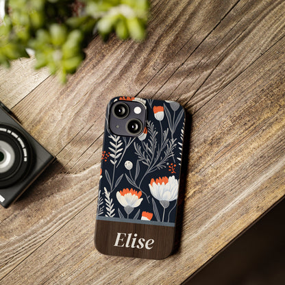 Elise Personalized Slim Phone Cases