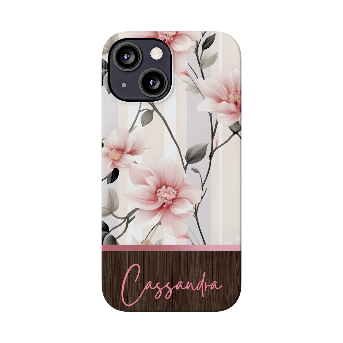 Cassandra Personalized Slim Phone Cases