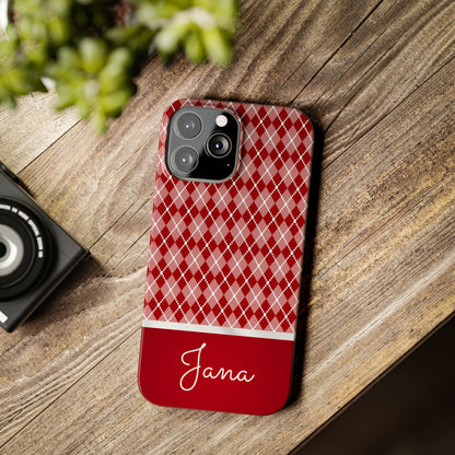 Jana Personalized Slim Phone Cases