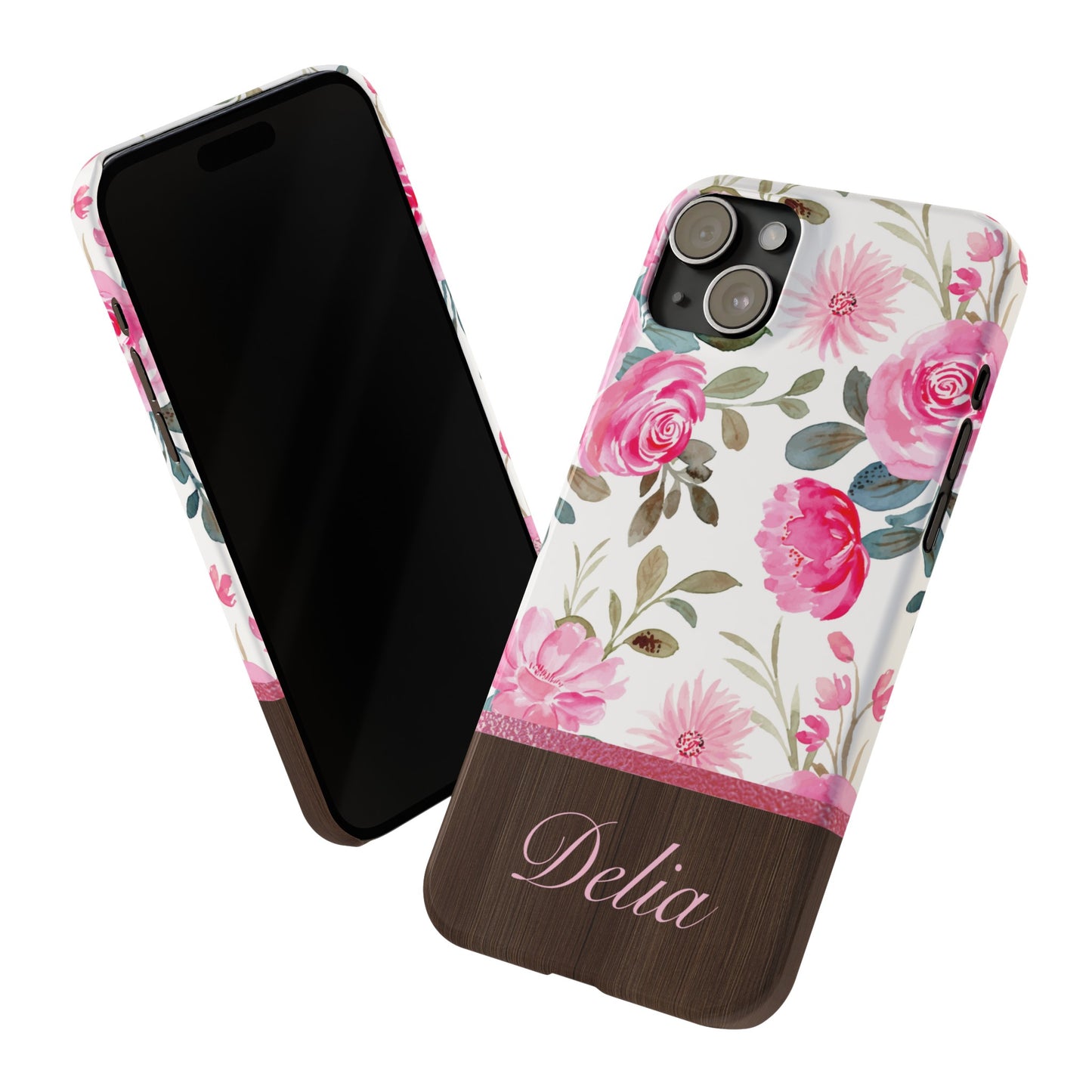 Delia Personalized Slim Phone Cases