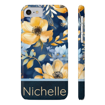 Nichelle Personalized Slim Phone Cases