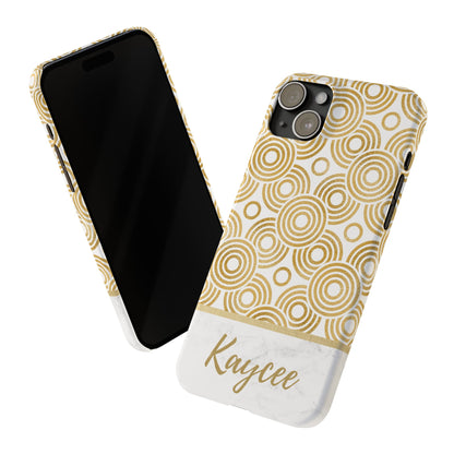 Kaycee Personalized Slim Phone Cases