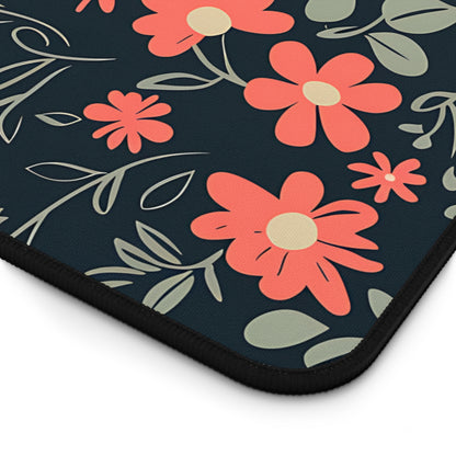 Mom Floral Light Heart Desk Mat