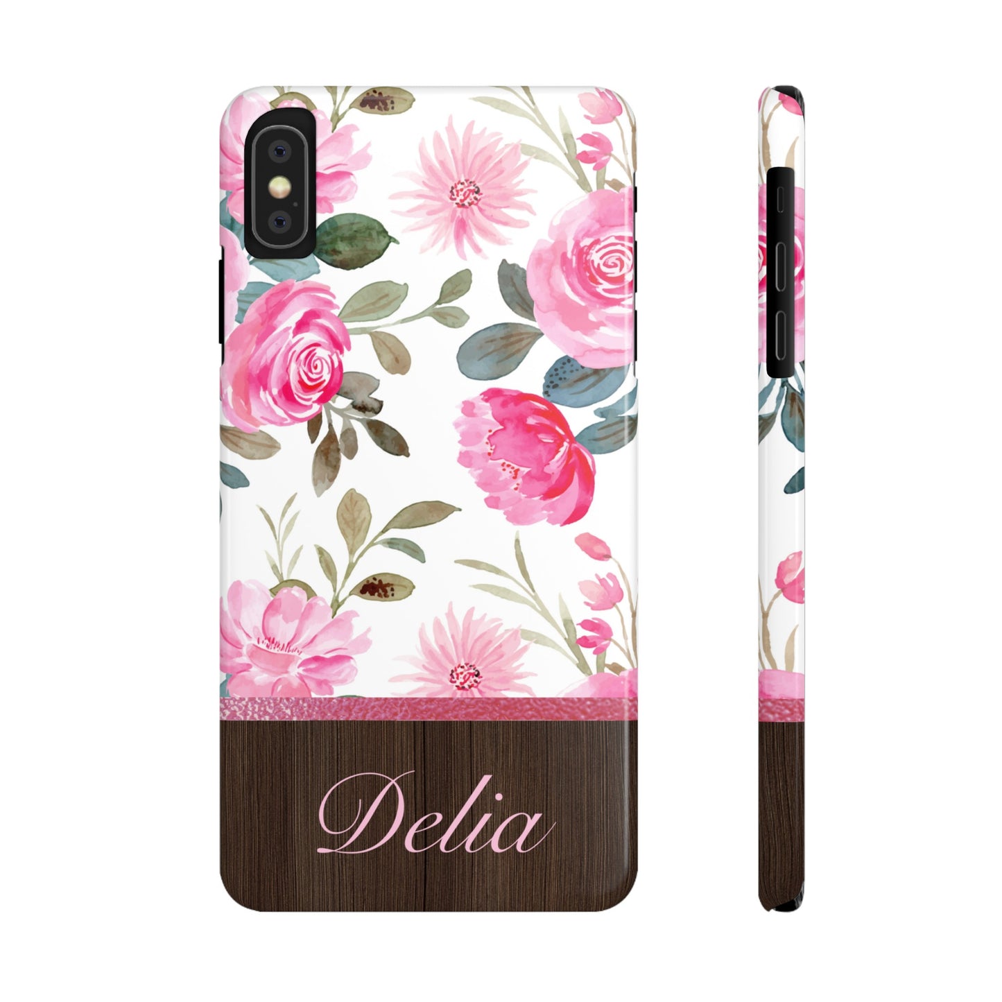 Delia Personalized Slim Phone Cases