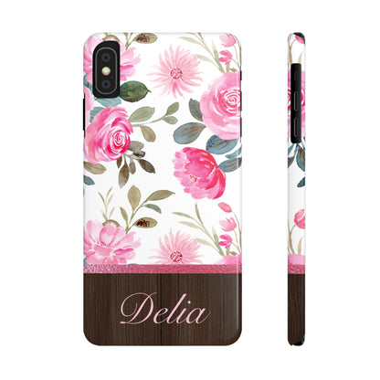 Delia Personalized Slim Phone Cases