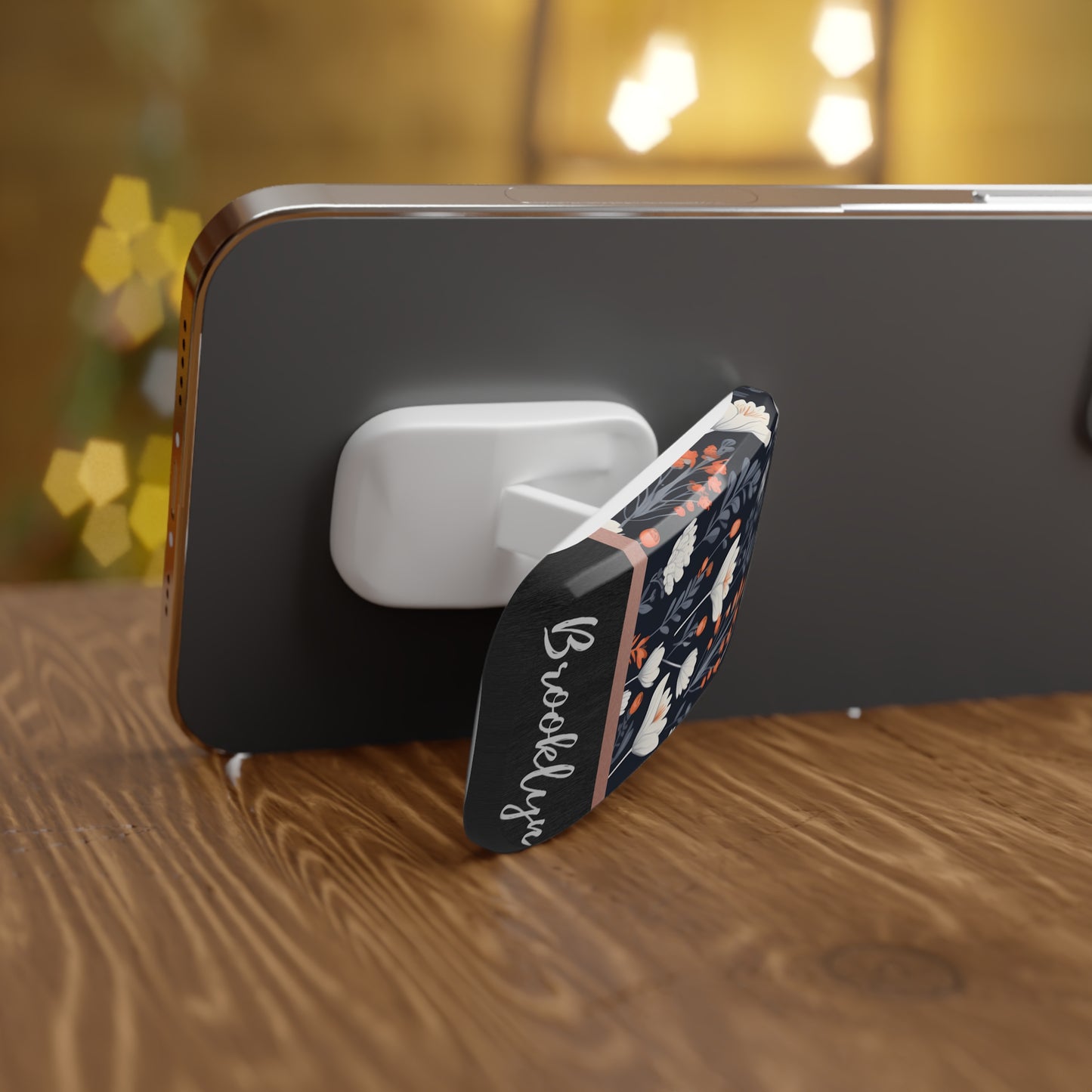 Brookyln Personalized Phone Click-On Grip