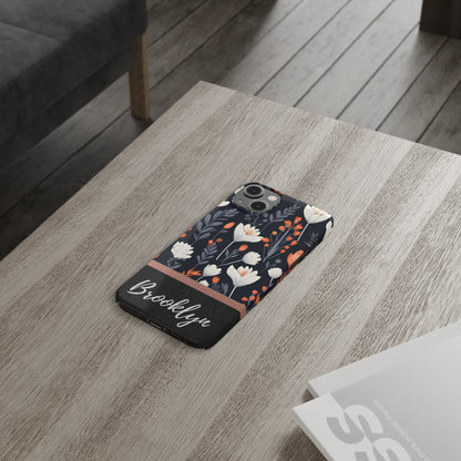 Brooklyn Personalized Slim Phone Cases