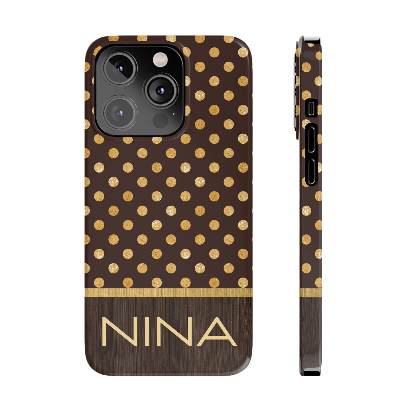 Nina Personalized Slim Phone Cases