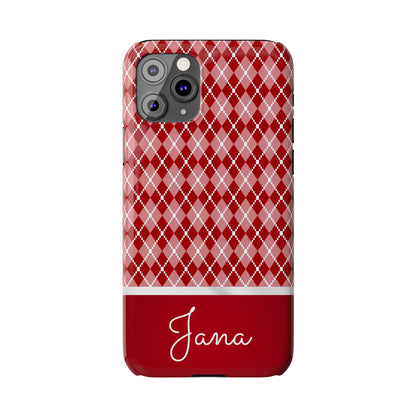 Jana Personalized Slim Phone Cases