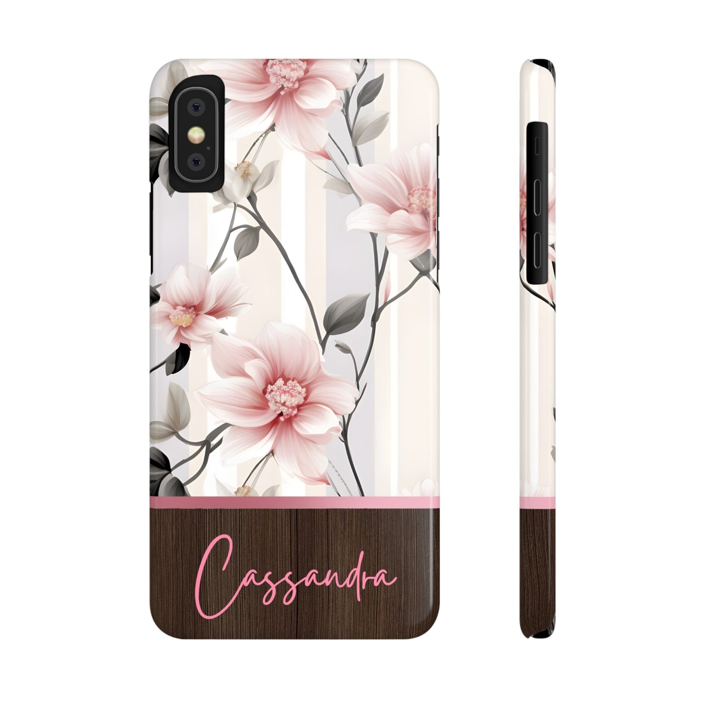 Cassandra Personalized Slim Phone Cases