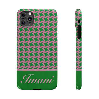 Imani Personalized Slim Phone Cases