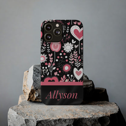 Allyson Personalized Slim Phone Cases