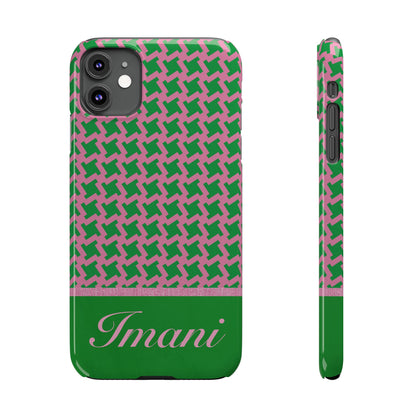 Imani Personalized Slim Phone Cases