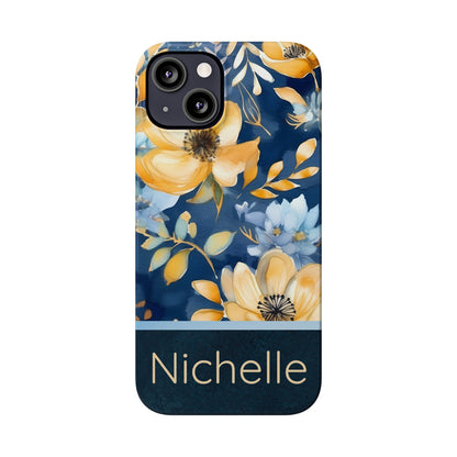 Nichelle Personalized Slim Phone Cases