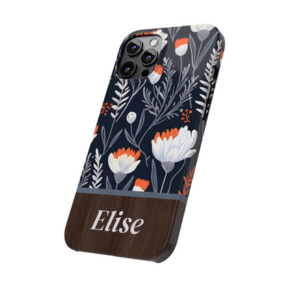 Elise Personalized Slim Phone Cases