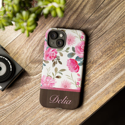 Delia Personalized Tough Cases