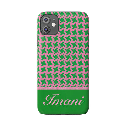 Imani Personalized Slim Phone Cases