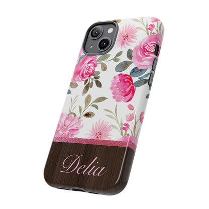 Delia Personalized Tough Cases