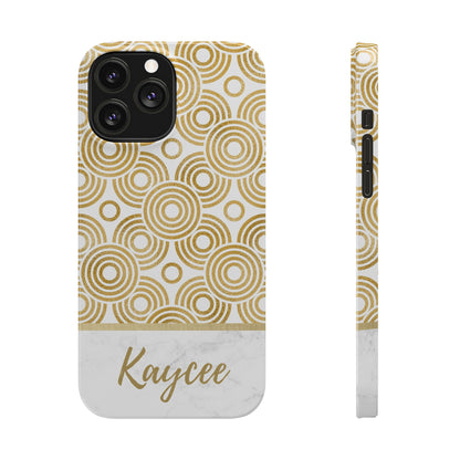 Kaycee Personalized Slim Phone Cases