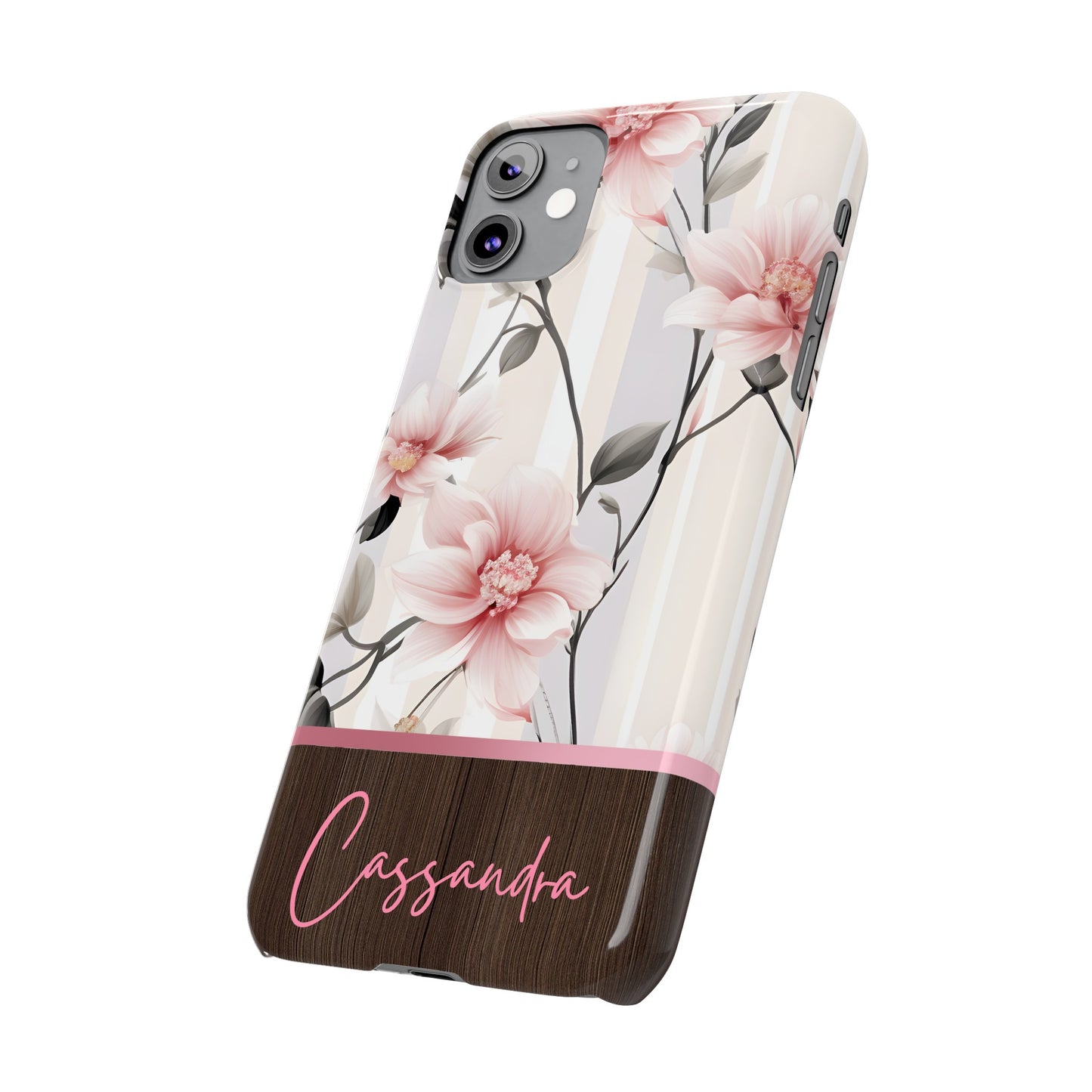 Cassandra Personalized Slim Phone Cases