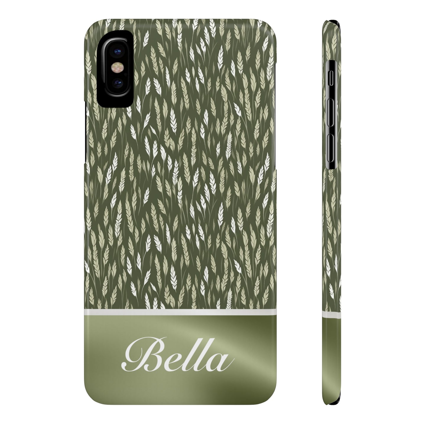 Bella Personalized Slim Phone Cases