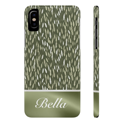 Bella Personalized Slim Phone Cases