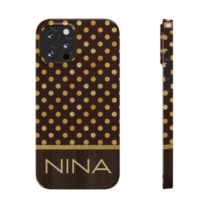 Nina Personalized Slim Phone Cases