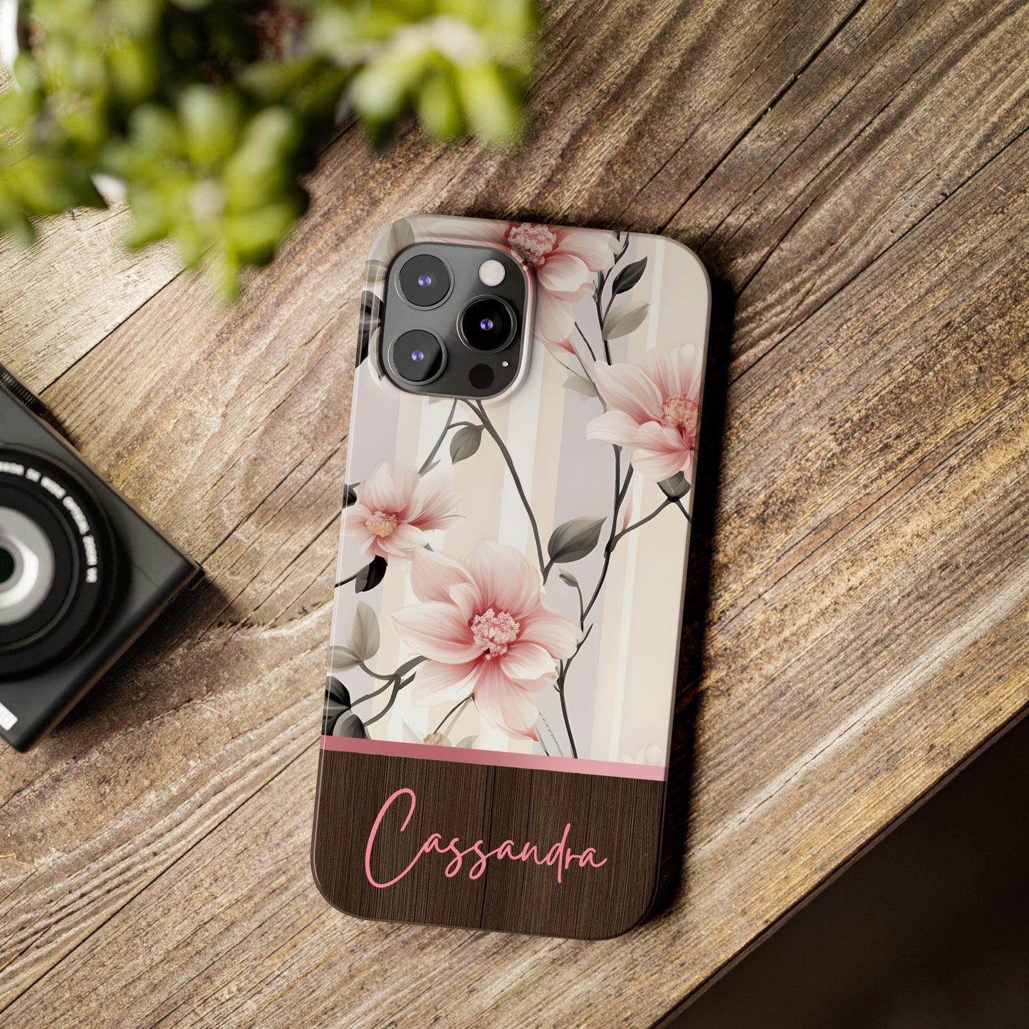 Cassandra Personalized Slim Phone Cases