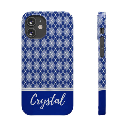 Crystal Personalized Slim Phone Cases