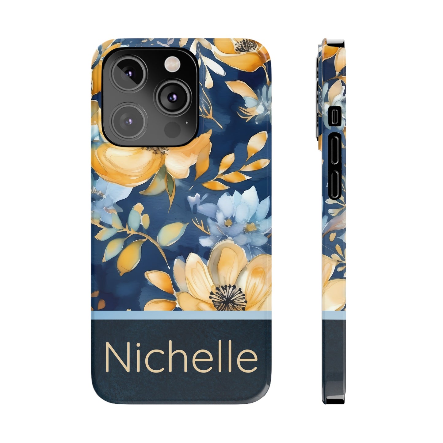 Nichelle Personalized Slim Phone Cases