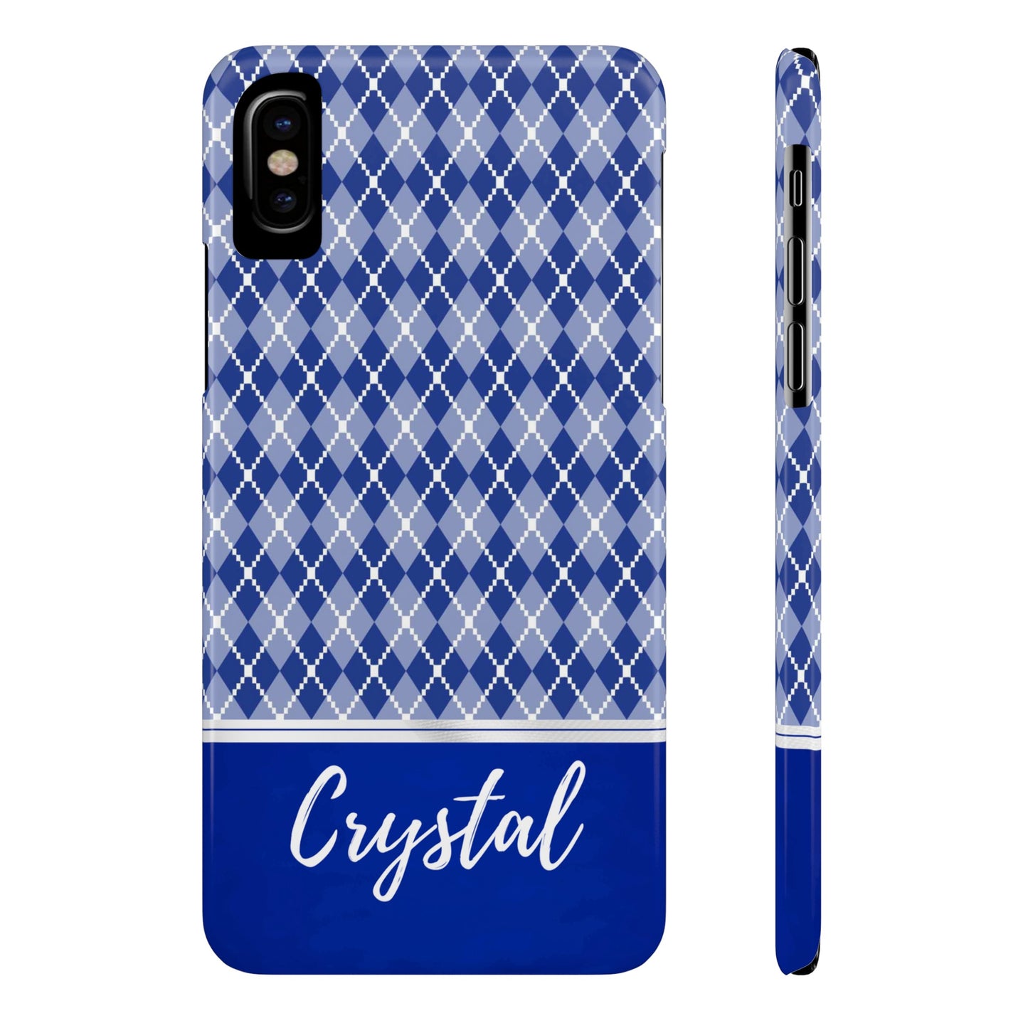 Crystal Personalized Slim Phone Cases