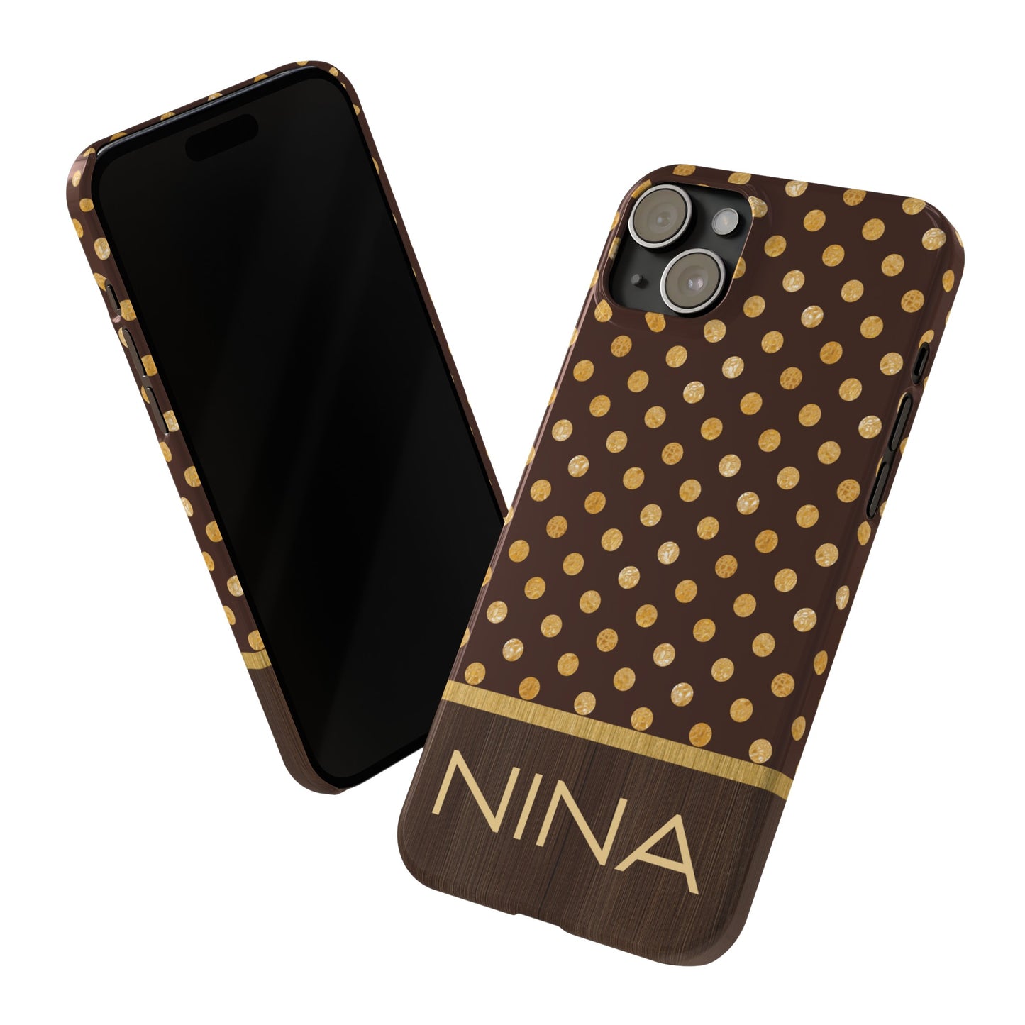 Nina Personalized Slim Phone Cases