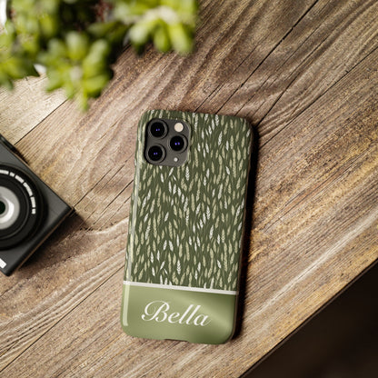 Bella Personalized Slim Phone Cases