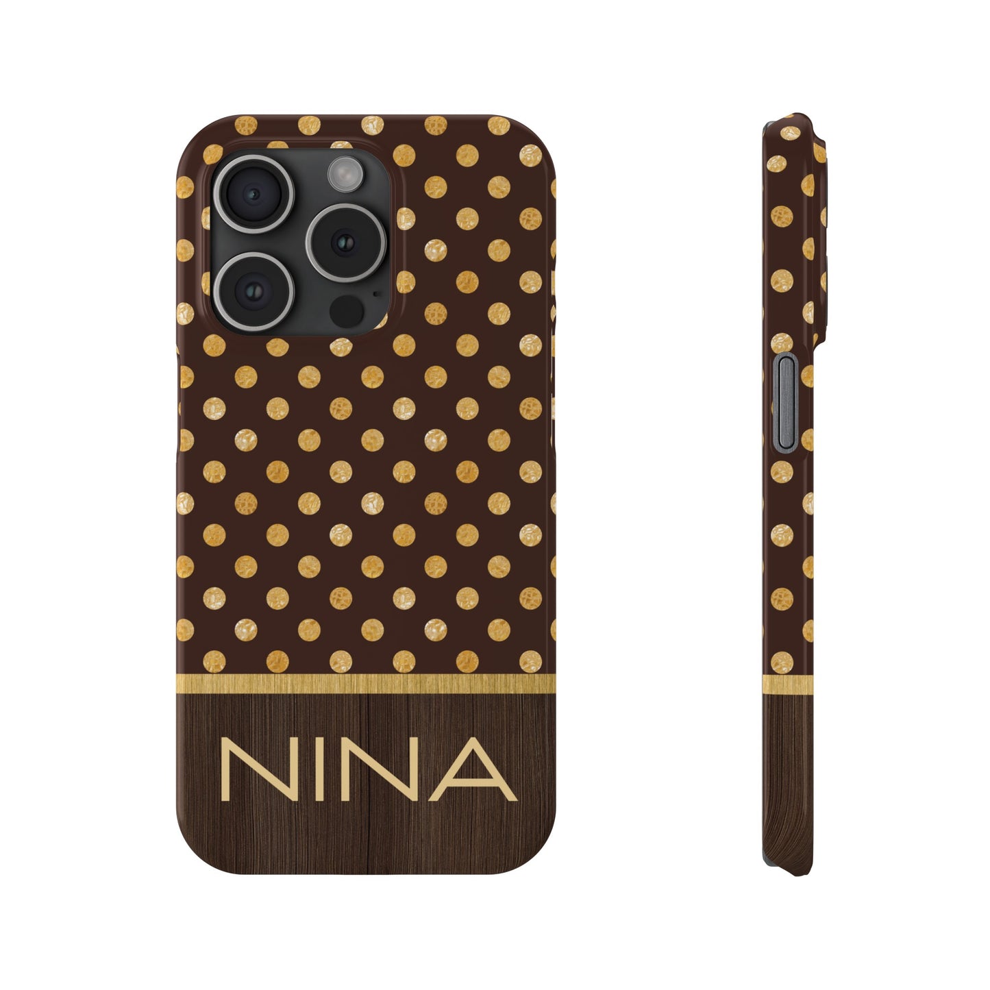 Nina Personalized Slim Phone Cases