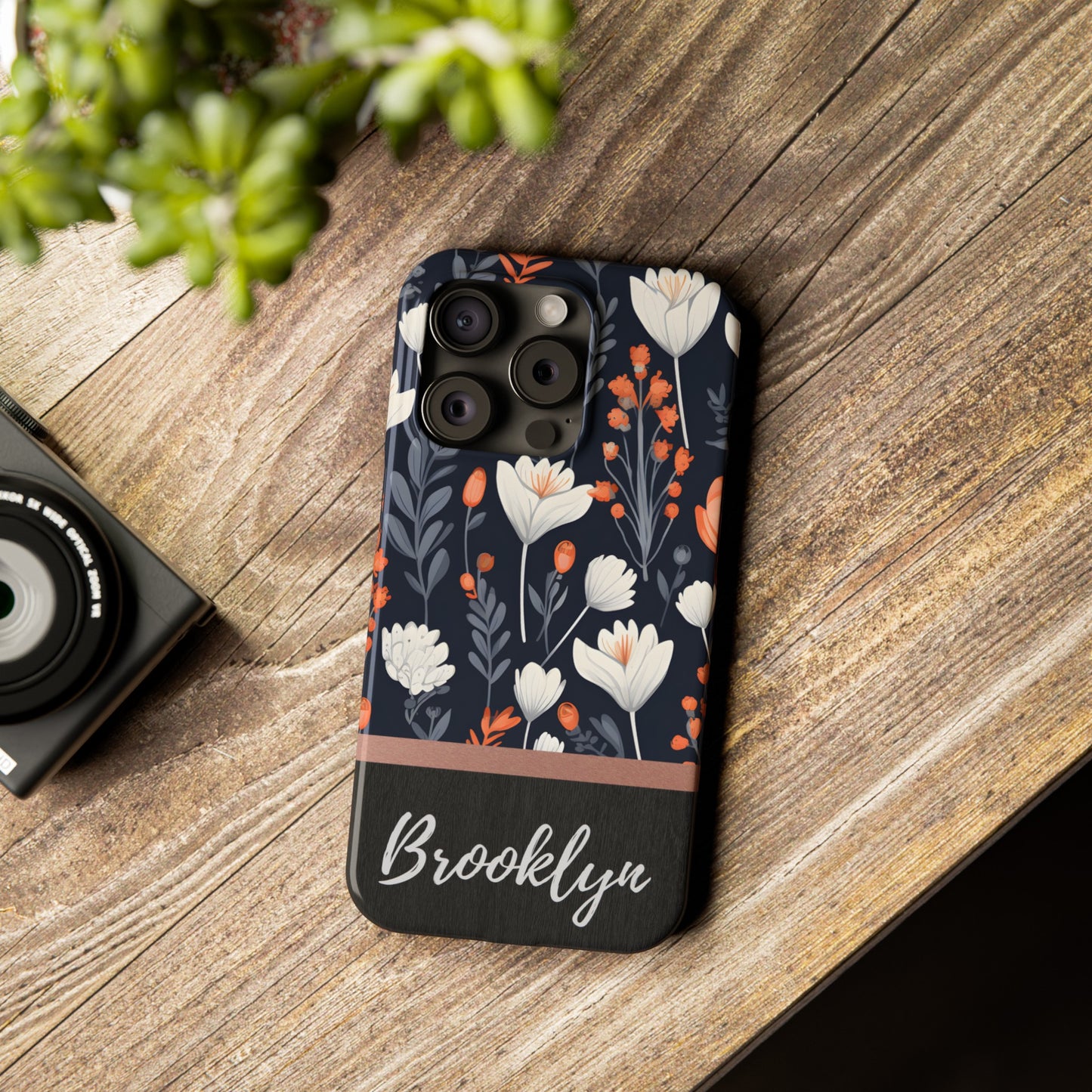 Brooklyn Personalized Slim Phone Cases